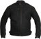 Motorrad Lederjacke aus echtem Nubuk Leder in matt schwarz (XL)