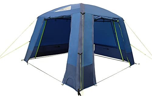 Berghaus Easy to Pitch Inflatable Air Shelter with 4 Side Panels, 3m x 3m Event Shelter, Gazebo, Ideal for Camping, Garden Parties and Outdoor Events, Camping Equipment (Blue)