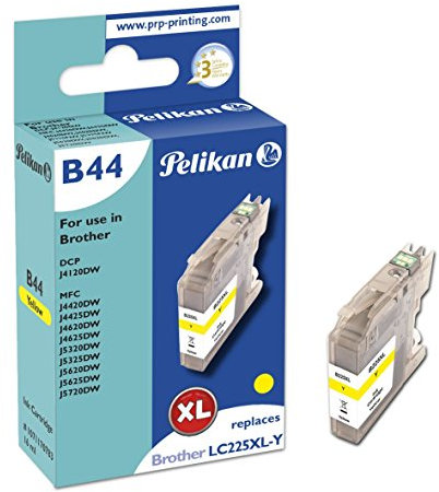 Pelikan XL Druckerpatrone B44 ersetzt Brother LC-225XL Y gelb