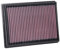 K&N Filtro Aria di ricambio compatibile con Ford Focus IV 1.0 & 1.5 (incl. Diesel) & 2.0 Diesel 2018- (33-3131)