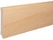 REESE Sockelleiste aus Holz | FICHTE | Massivholz-Fußleisten für Laminat Vinyl Parkettt | Leipziger Profil | 120mm | Fichte natur lackiert