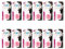 Fresh&More - 12 recambios para ambientador, suave seda y lirio, 19 ml