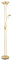 National Lighting Mother and Child Uplighter Floor Lamp with Reading Light - Satin Brass Finish Floor Lamps for Living Room R7s/G9 Bulbs (Not Included)