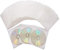 HAPPYLIVE SHOPPING Confezione da 100 custodie di alta qualità per CD e DVD, in spesso tessuto non tessuto, doppia faccia, per raccoglitori di CD e DVD, colore bianco