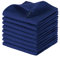 Lot de 8 torchons de cuisine 100 % coton, tissage gaufré, ultra doux, absorbants, séchage rapide, 30,5 x 30,5 cm, bleu marine