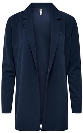JdY Damen JDYGEGGO L/S JRS NOOS Blazer, Blau (Iris Schwarz), S