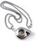 WEIYIing Mini Turbolader Halsketten Metall Autoteile Anhänger Edelstahl Halsketten Männer Drehmoment Auto Halsketten Schmuck,Turbo Silber glänzend