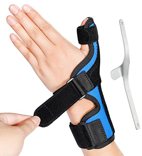 Daumenschiene, Daumen Bandage, Daumenorthese Daumensattelgelenk, Daumenverstauchung, Triggerfinger, Arthritis, Sehnenscheidentzündung, Handgelenk fixiert, für linke und rechte Hand -S/M
