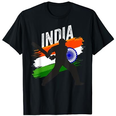 Indian Cricket Jersey India Cricket Team Lover Supporter T-Shirt
