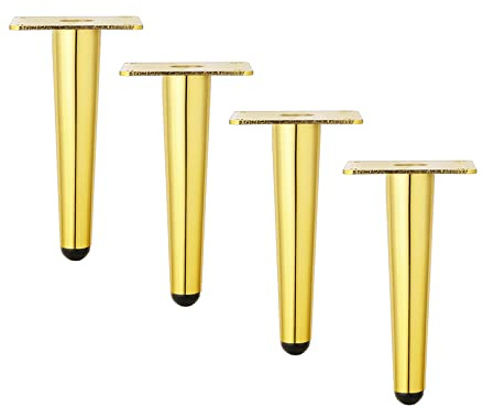 CHEWYNP Pieds de Meubles en métal Pieds de Meubles Coniques à Angle Droit Pieds de canapé en métal Modernes Pieds de Support de Meubles Pieds de Rechange pour canapé Chaise Armoire Table D