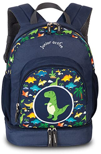 Fabrizio Kinderrucksack Kindergarten Rucksack Tasche mit Brustgurt und Bodenfach 20616, Farbe:Navy