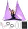 Yes4All Yoga-Hängematte aus weichem Trikotstoff, für Zuhause, Yoga, erhöht Kraft, Flexibilität und Balance, passend für alle Ebenen (komplettes Set im Lieferumfang enthalten), Lavendel