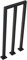 M-förmige Schmiedeeiserne Treppengeländer Nordic Moderner Schwarz Treppe Handlauf Rutschfester Dekorativer Zaun für Outdoor, Villa, Garten, Bar Leicht Zu Montieren (Size : 95cm)