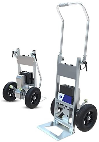 YESYUE Tragbares Elektrisches Treppensteigen, Treppensteiger Sackkarre Elektrisch Treppen Auf Und Ab, 500W Brushless Motor&48V/12AH Abnehmbarer Akku Sackrodel