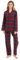 kolipajam Ensemble de pyjama en flanelle 100 % coton teint en fil - Pyjama confortable à manches longues pour l'hiver, Vert et rouge à carreaux, M