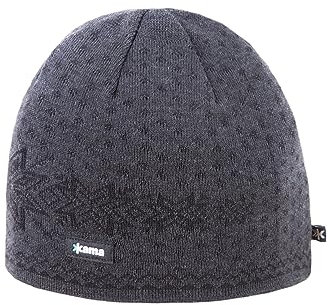 kama Strickmütze Merino A128 Herren aus 100% Feinster Merinowolle mit Innenkopfband aus Polycolon-Material I Hergestellt in EU