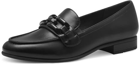 Jana Damen Slipper mit Blockabsatz Elegant, Schwarz (Schwarz), 40 EU