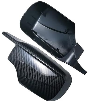 Spiegelgehäuse, für BMW E46 316i 318i 318d 320d 320i 323i 325i 328i 330d 330i Außenspiegel, Spiegelkappe,Carbon Fiber Look