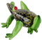 Figur Frosch Glasfigur Froschkönig Murano Stil Tierfigur Antik Glas Skulptur lup135 Palazzo Exklusiv