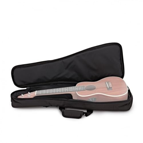 Gear4music Concert Ukulele Bag with Shoulder Straps | Langlebiges Design mit Dicker 10mm-Polsterung zum Schutz Ihrer Ukulele, Vordertasche, Griff und Gurte