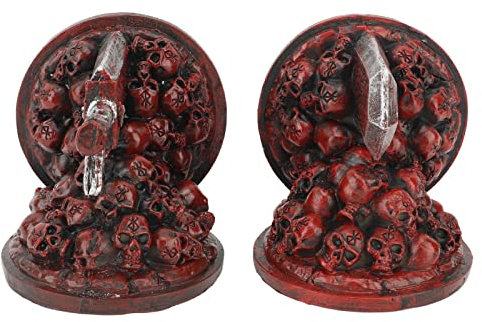 Serre-Livres Haut de Gamme en résine synthétique, Style Vintage Tueur de Dragon enragé avec épée Décoration de Bureau Décoration créative pour la Maison