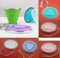 Collapsible Measuring Cups Set - 270ml Red Silicone Portable Measuring Tools for Kitchen - Space Saving Design - Includes Drinking Cup Function - Ideal for Baking, Cooking, and More