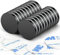 Wukong Black Strong Magnets, 20x3 mm | 20 Pack Heavy Duty Round Magnets for Fridge, Crafts, Pin Board, Notice Board, Office Crafts