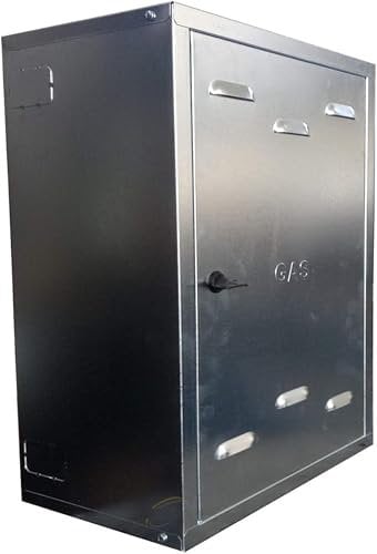 SERVICE SOLUTIONS - Cassetta Contatore Gas già Montata in Lamiera Zincata 6/10, varie misure (CM 50X30X25)