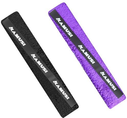 Luckious 2 PCS Premium Badminton and Tennis Racket Grip Tape,Non-Slip Absorbent Towel Grip Tape Kit for Tennis,Badminton,Squash Racket Handles,Baseball Bat Grips,Self-Adhesive.