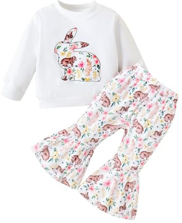 MNSWR Ostern Baby Erstausstattung Neugeborene,Ostern Osterhase Kostüm BVB Strampler Baby Baby Jumpsuit Mädchen Baby Baby Set Junge Osterhasen Kostüm Kind