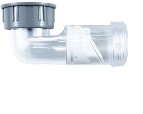 ComfyHarbor Tubo di scarico per lavello con design anti-odore e anti-riflusso, drenaggio rapido, materiale PP di lunga durata, valvola automatica, per lavatrice, asciugatrice, lavastoviglie (45 mm)