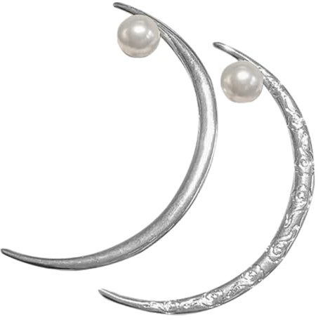 PACKOVE 1paire Broches Élégantes Pour Cheveux Épingles à Cheveux Vintage Forme De Lune Accessoires Décoratifs Et Ornements Pour Chignons