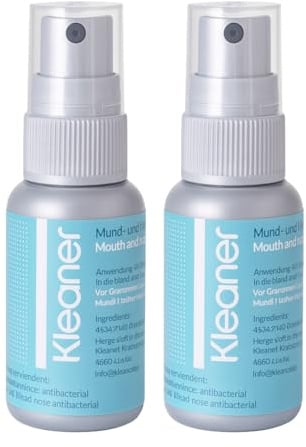 Kleaner Oral Toxin Cleanser Spray 30 ml – 2 Pack | Fast-Action Mouth Rinse for Festivals & Travel – Immediate Effect Lasting 1 Hour – Pocket-Sized Hygiene Spray - Avalo Supplies