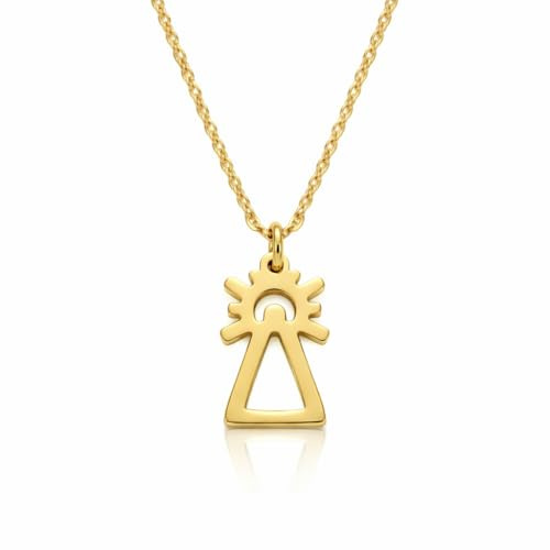 MAJALE_ Cadena con medalla Vírgen Carmen, Almudena, Desamparados, María Auxiliadora, Pilar, Milagrosa, Asunción, Lourdes, Guadalupe o Rocío – Collar religioso – Joya de Protección y Fe