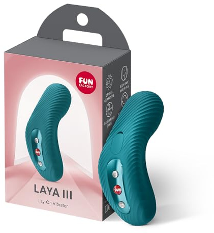 Fun Factory Laya III | Auflegevibrator für Frauen | 10 Programme | USB-C | Klitorisstimulation mit Vibration & Klopfen | IPX7 wasserdicht | Sexspielzeug | Erotik | Hautfreundlich