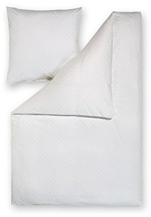 Estella Mako-Interlock-Jersey- Bettwäsche Dilan 6794 155x220 cm, Fb. 820 silber
