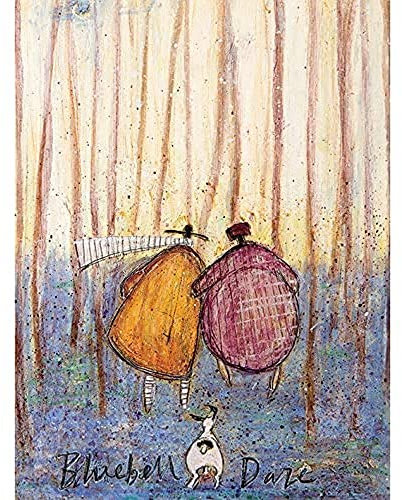 Sam Toft Bluebell Daze, 60 x 80 cm, Leinwanddruck, Mehrfarbig