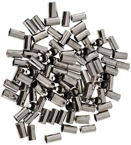 B Baosity 100er Aluminium Endkappen Endhülsen für Bremszug Schaltzug Bremsseil Schaltseil