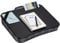 LapGear Scrivania per computer portatili fino a 15,6 con supporto per telefono e supporto per dispositivi, motivo a rombi grigi, stile n. 45438