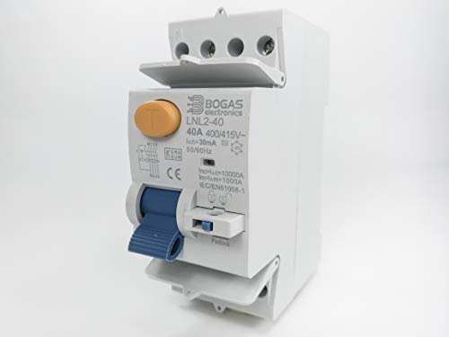 Interruptor Diferencial 4P (3+N) 40A, 30mA, 10kA, Type A SuperInmunizado, DPN (formato pequeño).