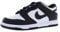 NIKE Mixte Dunk Low (GS) Sneaker, White Black White, 39 EU
