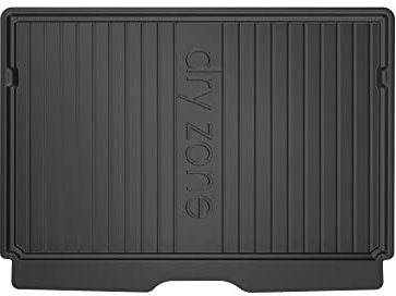 FROGUM DryZone Gummimatte Ganzjährige Praktische Auto Kofferraummatte Kofferraumwanne passend für Citroën C3 Aircross ab 2017 | Hohe Kante | Robust und langlebig