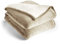 Silentnight Snugsie Giant Blanket - Fleece Throw Plush Blanket Super-Sized with Warm Sherpa Fleece Inside Reversible for Whole Family Sofa Couch Bed - 240 x 180cm – Stone