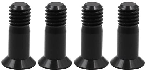 ANCLLO 4 Piezas aleación de Aluminio Bicicleta desviador Trasero Perno Titanio Perno Jockey Rueda Perno Piezas Bicicleta Palanca de Cambios guía Rodillo Perno Tornillo MTB M5 * 14,2 mm-Negro