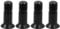 ANCLLO 4 Pcs Alliage D'aluminium Vélo Dérailleur Arrière Boulon Titane Boulon Jockey Roue Boulon Pièces Vélo Shifter Guide Rouleau Boulon Vis VTT M5 * 14.2mm-Noir