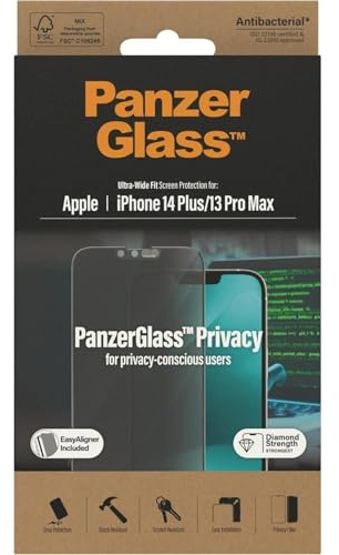 Panzer Glass Ultrawide Privacy AB Displayschutzglas iPhone 14 Plus, iPhone 13 Pro Max 1 St. P2773
