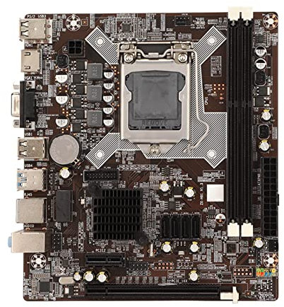 VBESTLIFE Scheda Madre Mineraria H81, LGA 1150 Series 2 DDR3, 16 Porte PCIE3.0, 4 SATA2.0, Scheda Madre Mineraria M.2 M ATX con Interfacce di Espansione Multiple per Macchina Mineraria