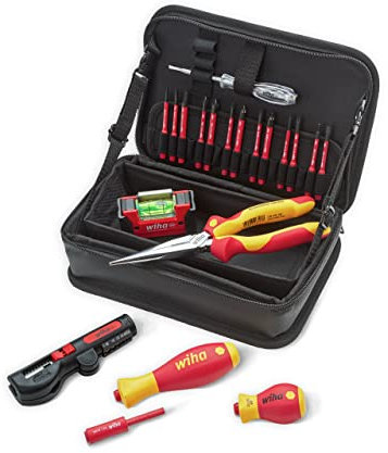 Werkzeug Set Elektriker gemischt | 21-tlg. inkl. F unktionstasche