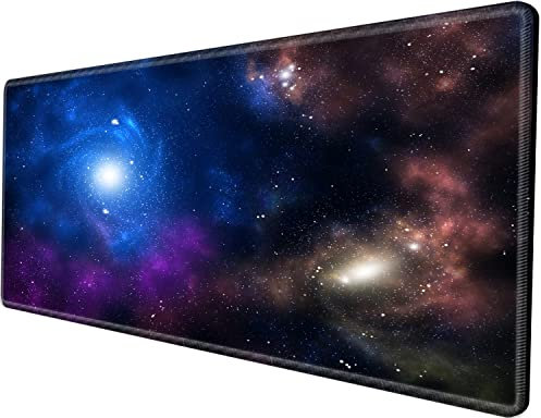 Gaming Mouse Pad 48x24 XXXL Desk Mat Extra Large Extended Mousepad Giant Desk Pad 3XL Galaxy Huge Protector Mat Oversized Computer Mat for Wireless Mouse Work