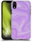 Head Case Designs Offizielle Suzan Lind Violett Weiß Wirbel Aus Marmor Harte Rueckseiten Handyhülle Hülle Huelle kompatibel mit Apple iPhone XR